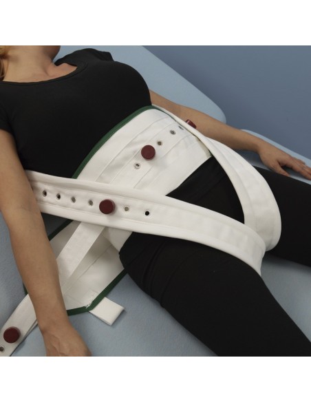 CINTURÓN ABDOMINAL CON CINTURONES PÉLVICOS (TALLA XL)