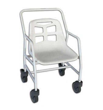 SILLA CON RUEDAS PARA BAÑO CLÁSICA